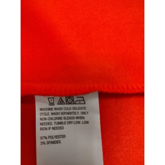 Iman Woman's City Chic Red Open front Jacket Crepe TIE Sleeves Size Medium - Picture 8 of 12